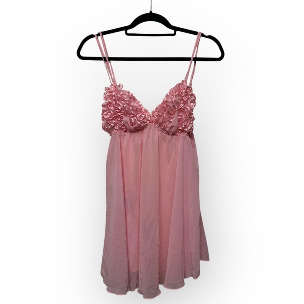 Vintage Victoria's Secret Babydoll Ruffled Nightgown- Size Large